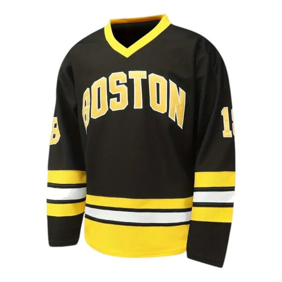 Happy Gilmore Movie Hockey Jersey #18 Boston Adam Sandler Men's - Picture 15 of 15